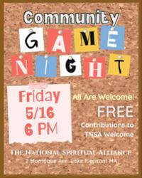 Community Game Night at TNSA! 
