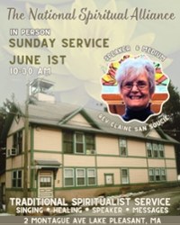 Sunday Service w/Rev. Elaine San Soucie