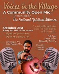 Voices in the Village: a community open mic