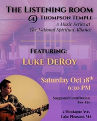 The Listening Room: Luke DeRoy