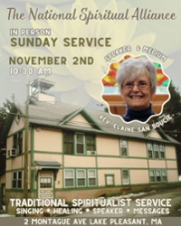 Sunday Service with Rev Elaine San Soucie