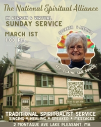 Sunday Service with Rev Elaine San Soucie