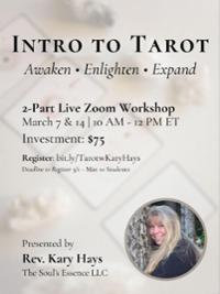 Intro to Tarot w/Rev. Kary Hays**