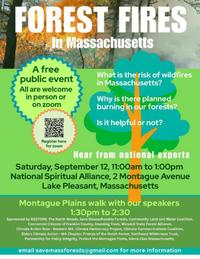 Forest Fires in Massachusetts: Public Program & Discussion