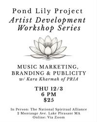 Musician Workshop: MUSIC MARKETING, BRANDING & PUBLICITY
